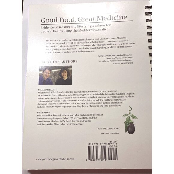 Cookbook Good Food, Great Medicine: Recipes & Ruminations from Medical Practice - Picture 3 of 8